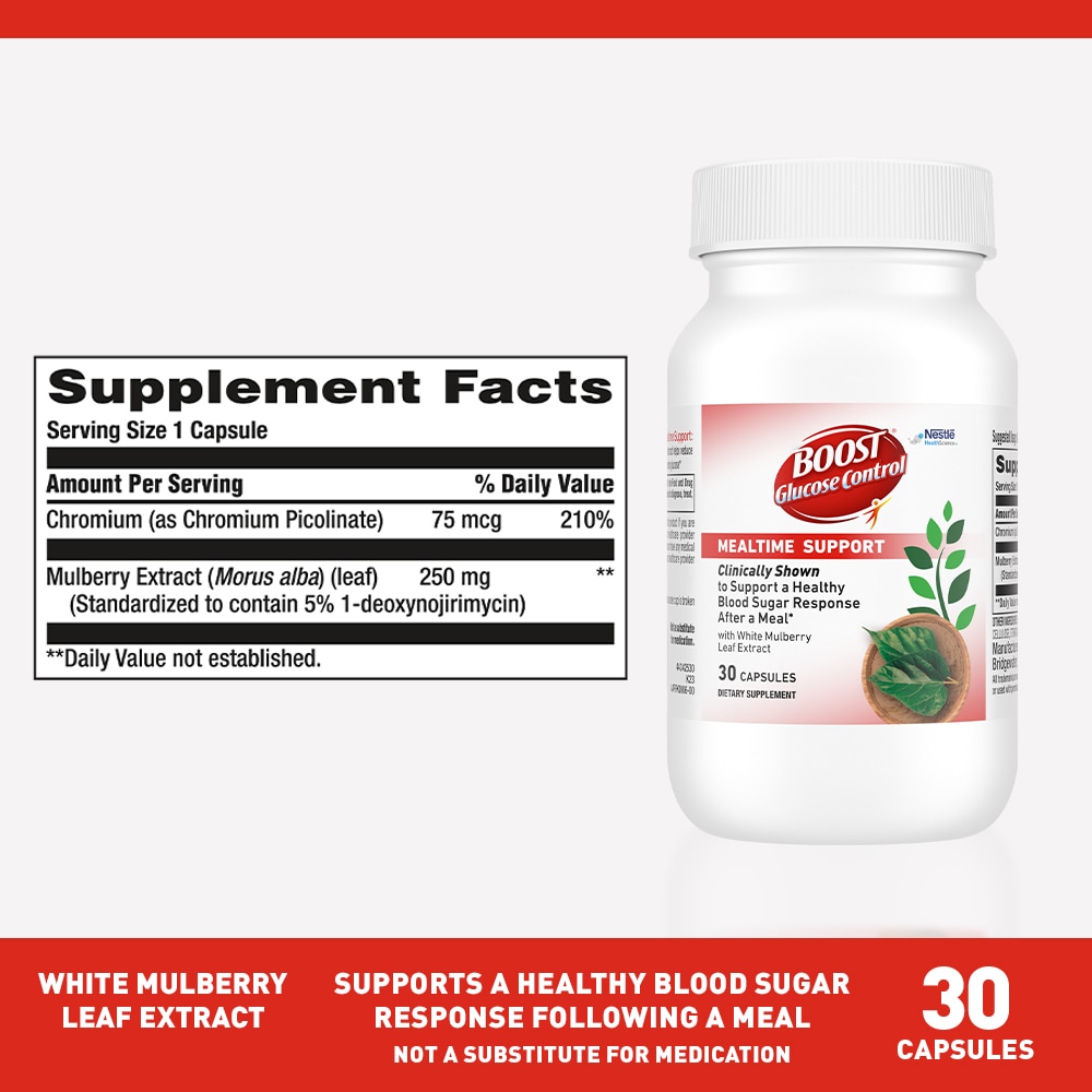 Boost glucose control mealtime support supplement boost 